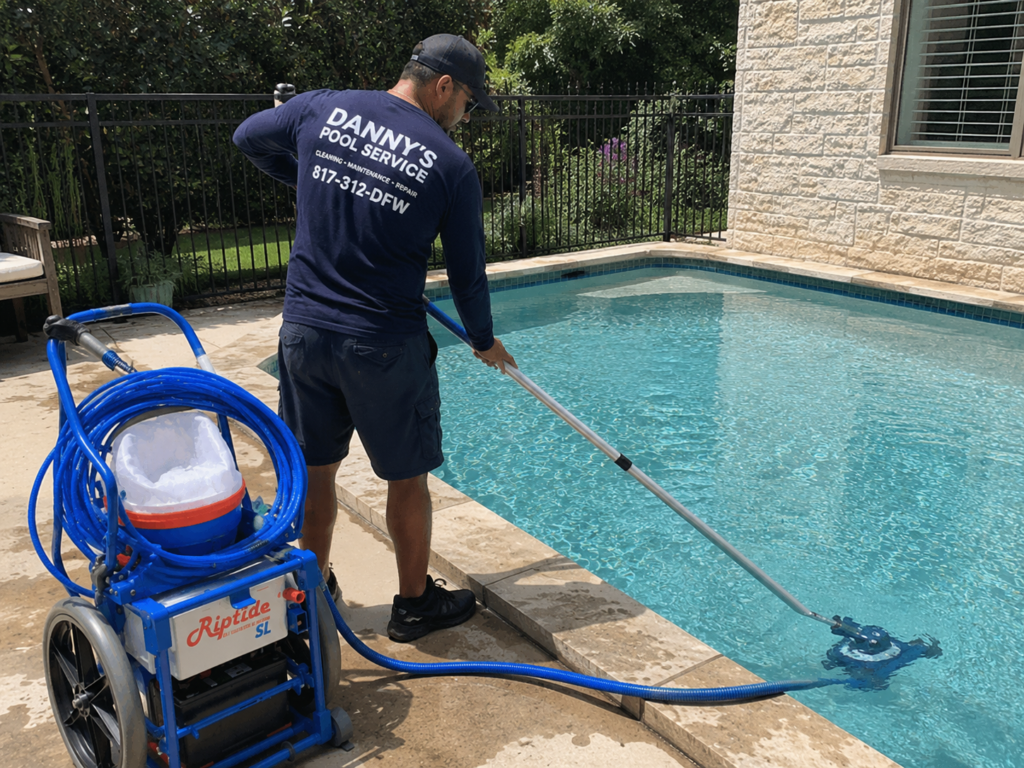 Pool vacumming Home